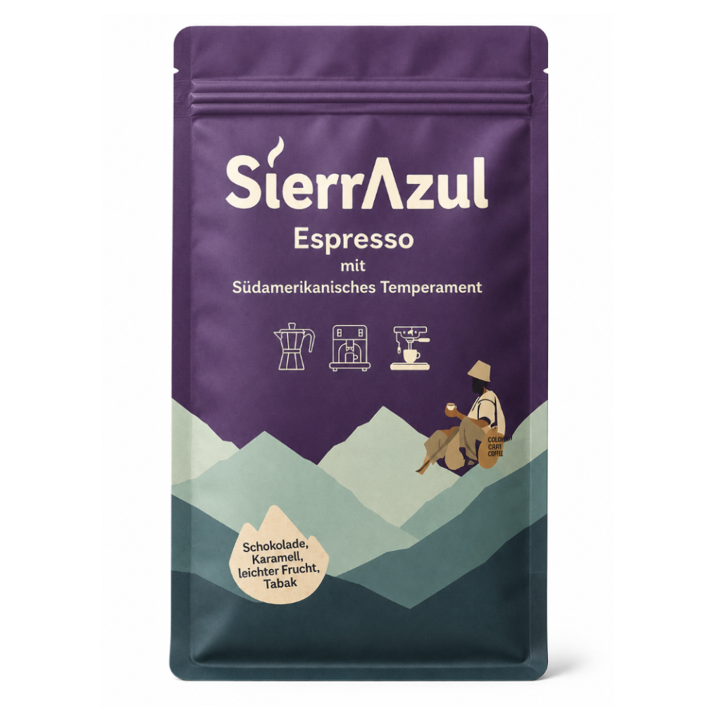 SierrAzul Espresso mit südamerikanischem Temperament – Espresso pur