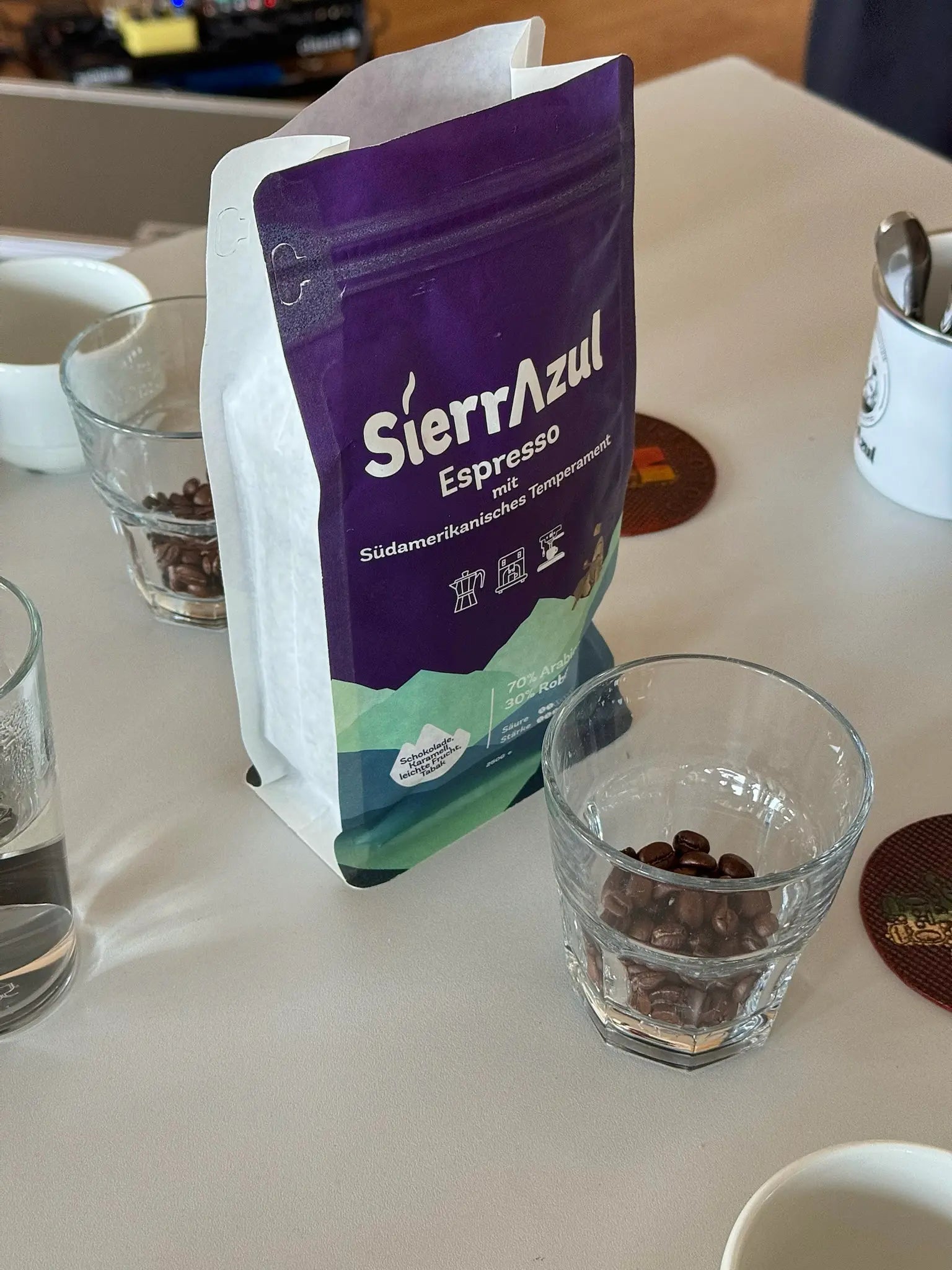 SierrAzul Espresso mit südamerikanischem Temperament – Espresso pur