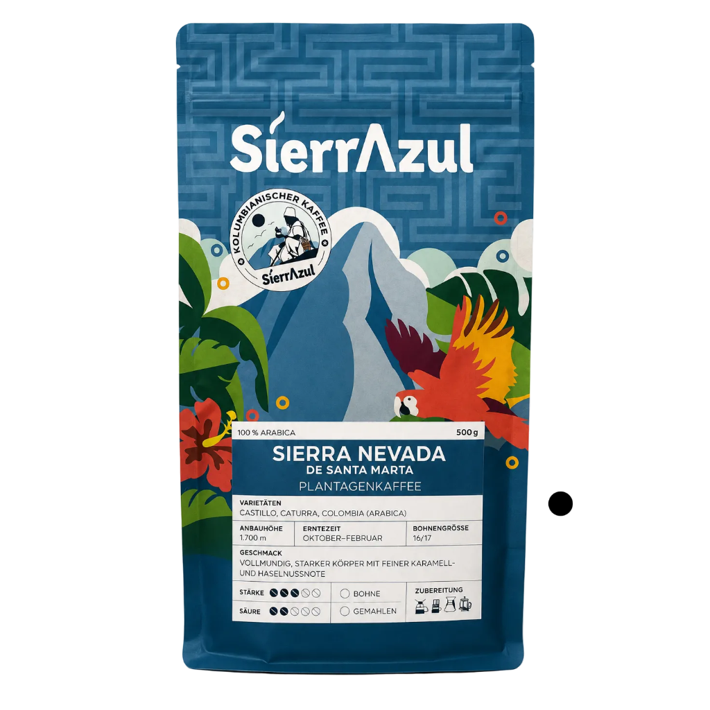 Sierra Nevada de Santa Marta – Plantagenkaffee SierrAzul